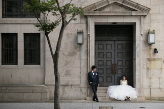 洋装ロケーション撮影/太陽が落ちてから・・・