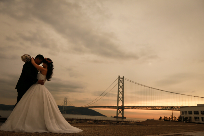 明石海峡大橋と共に