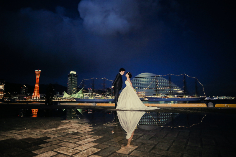 水たまりも上手に活用して