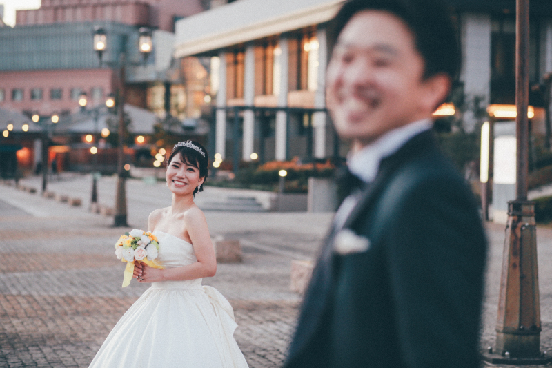 ピントは新婦様に