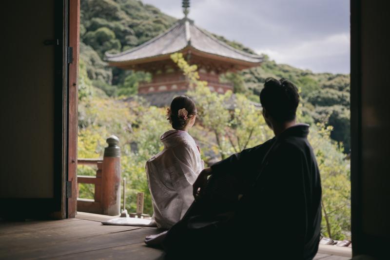 お堂の中でも！