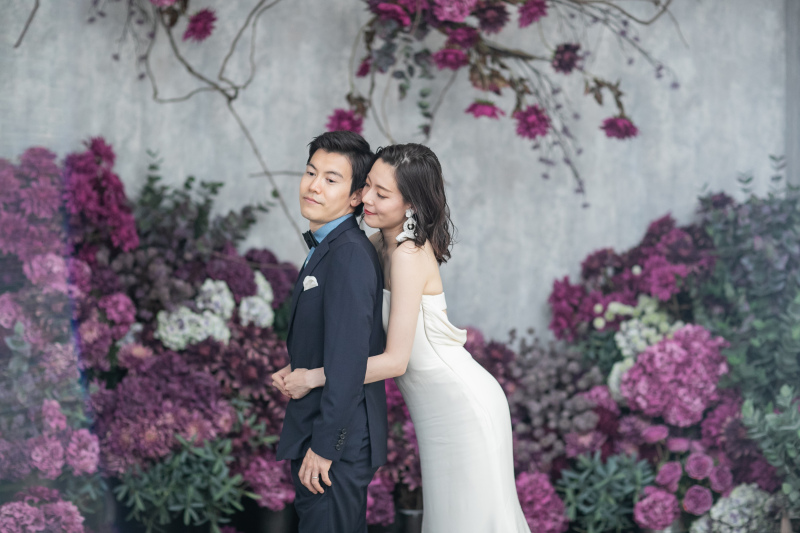 多彩なお花に囲まれて