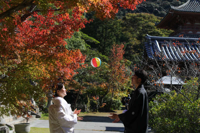 紙風船で遊びながら♪