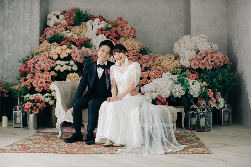 お花とおふたり