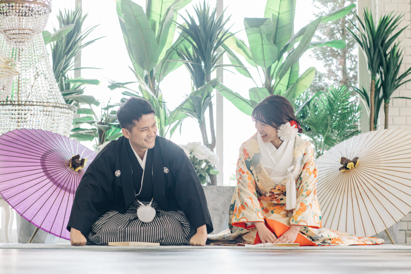 緑も欠かせないスタジオで