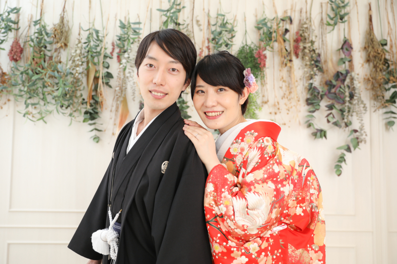 ドライフラワーともお写真撮影