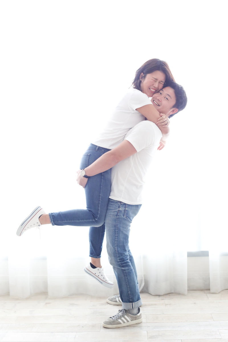 普段あまりしないポーズも★