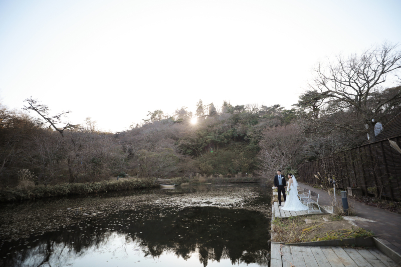壮大な自然に囲まれて