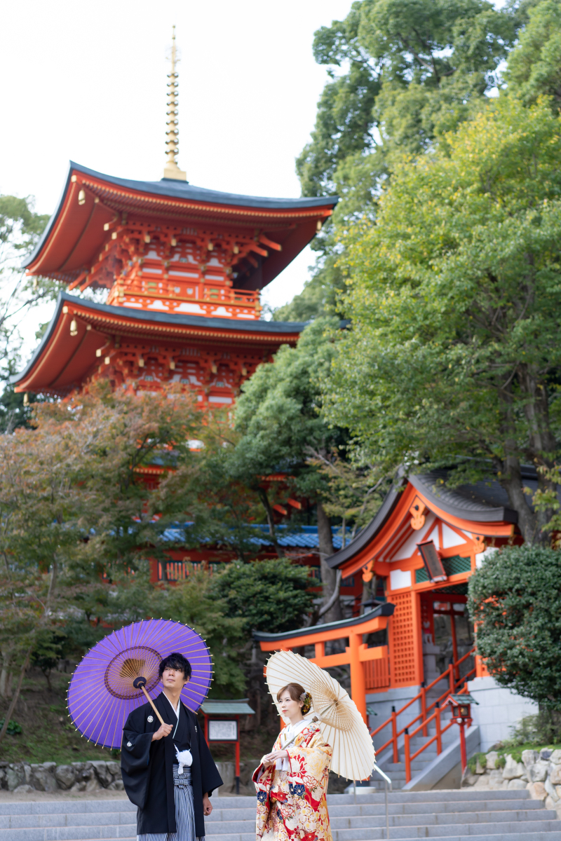 神戸市内のあるお寺で