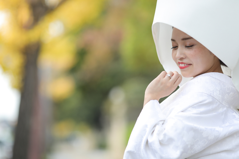 格式ある白無垢をご用意