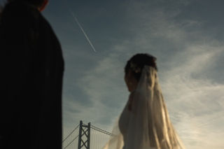 日が落ちる頃がBESTな時間。夕方のアジュール舞子