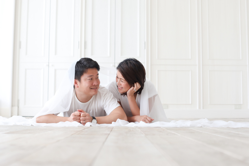 ふたり一緒に包まれながら