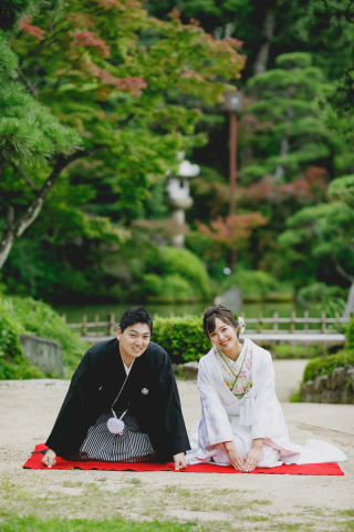 洋装も和装もおふたりらしく