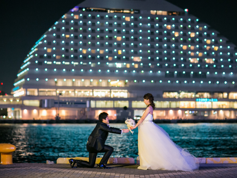 ラヴィファクトリー神戸店_夜景で撮影できる