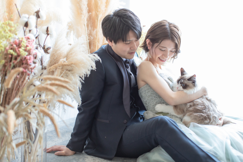 ラヴィファクトリー神戸店_ペットと一緒に撮影できる