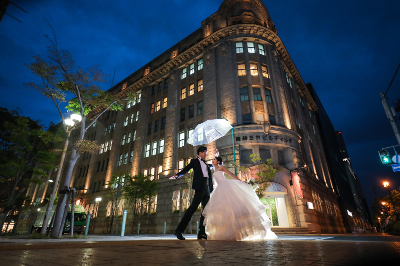 お洒落な夜の街と楽しむ「ナイト撮影」