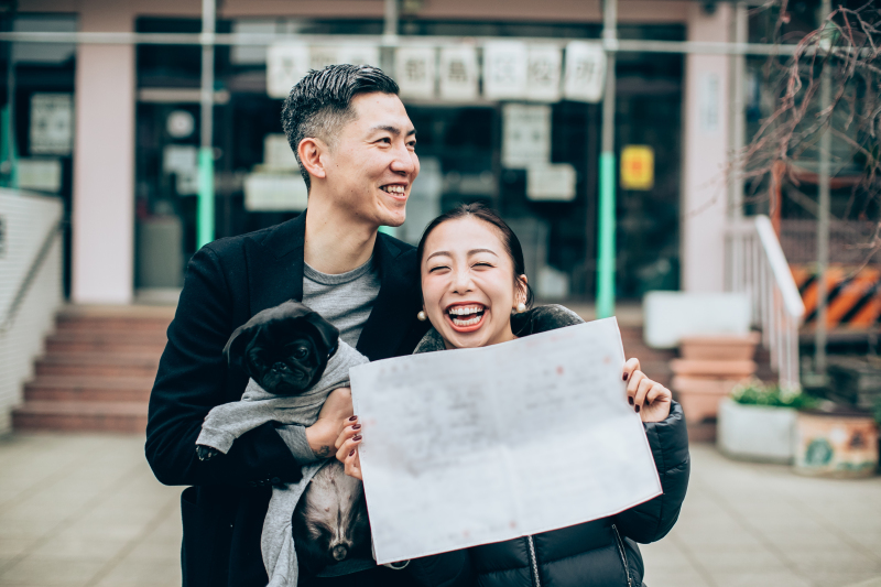 入籍記念写真(リーガルフォト)