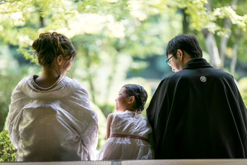 【家族と一緒に撮影】ロケーションフォト(和装1着+新婦ヘアメイク+全データ)