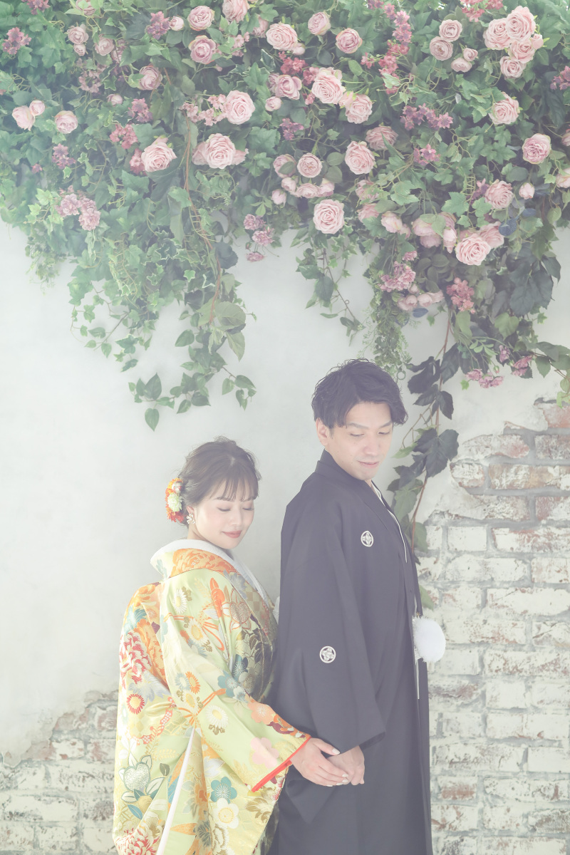 色打ち掛けで印象をチェンジ！