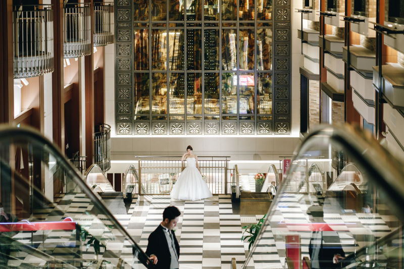 館内前撮り〜ハービスENT〜