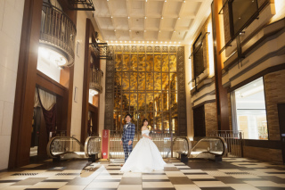 商業ビルの中でロケーション撮影！