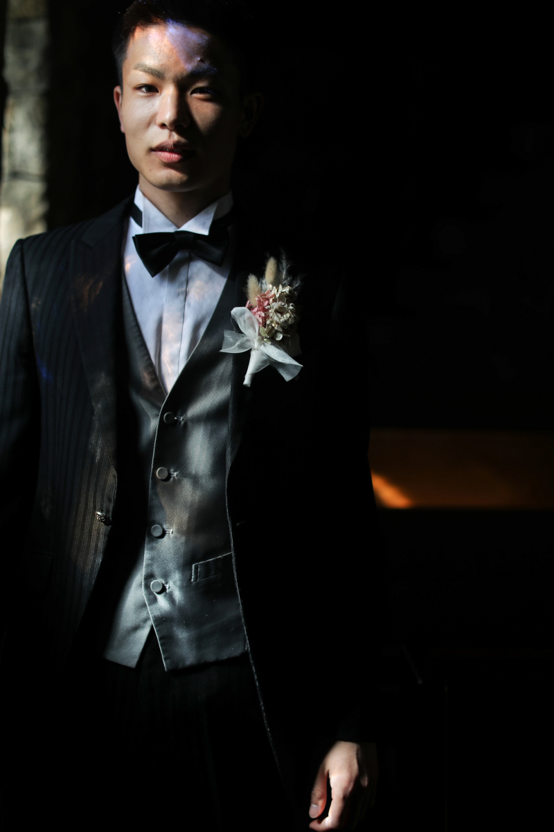 ご新郎様ソロショット