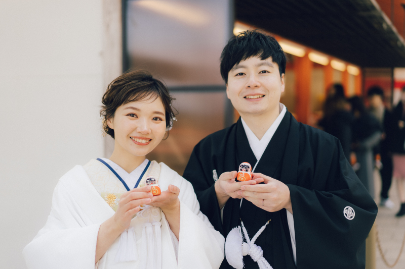 コロコロだるまと一緒に