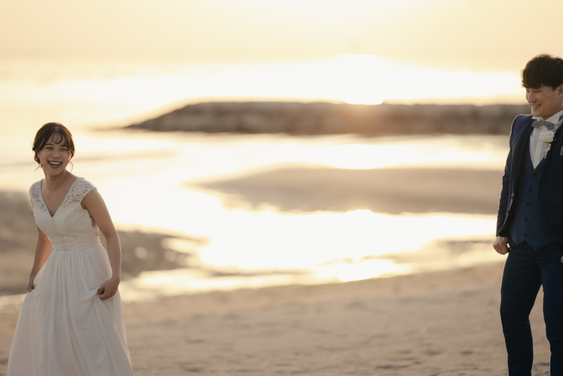 ビーチでダッシュ！