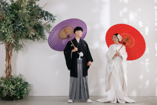 スタジオ×白無垢