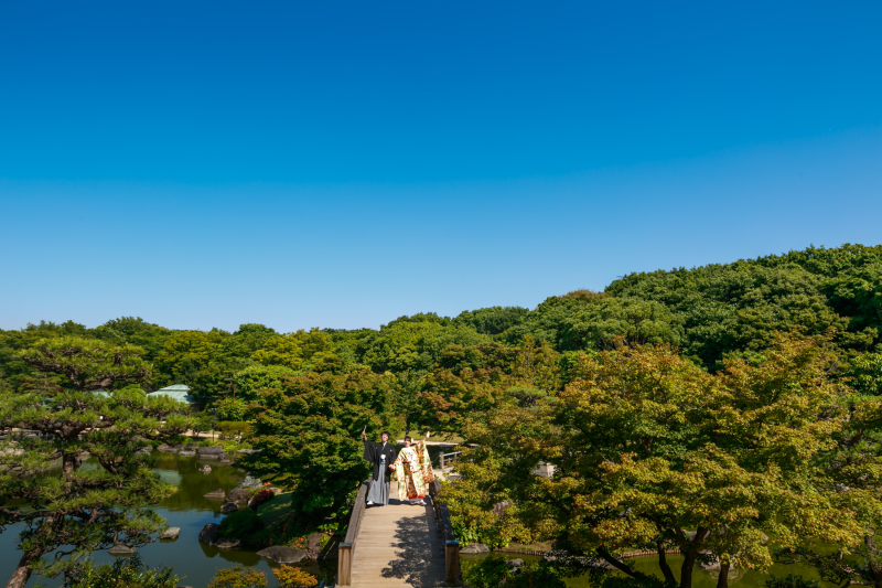 緑豊かな大仙公園の全景！