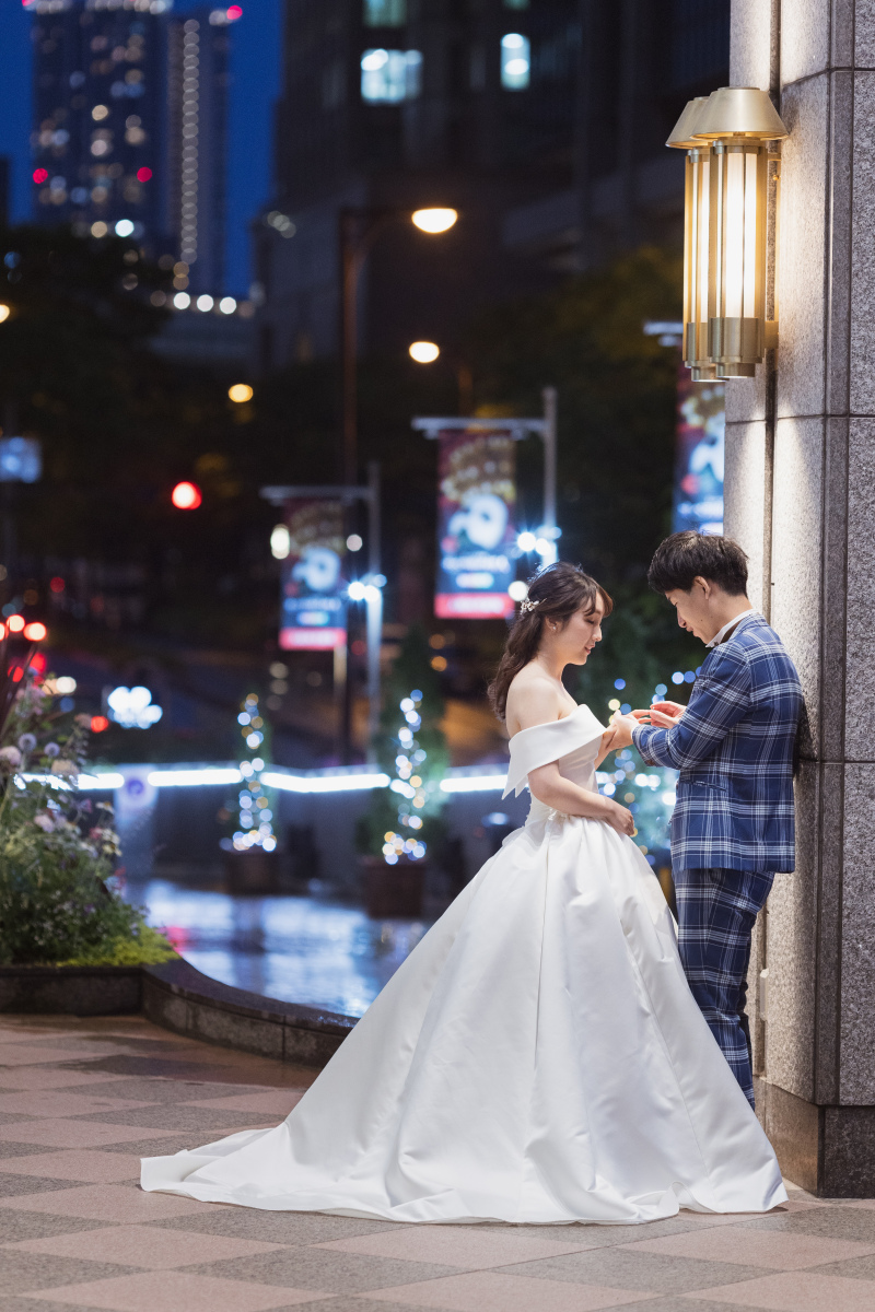 イルミネーションとともに