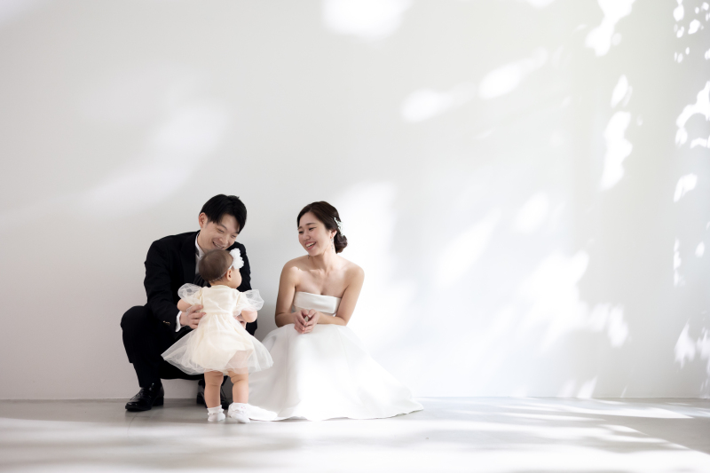 家族でフォトウェディング