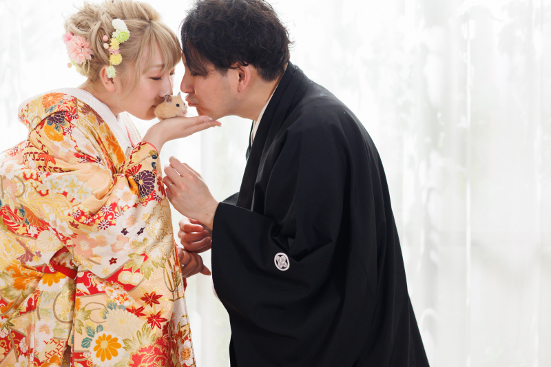 ラヴィファクトリー大阪店_ペットと一緒に撮影できる