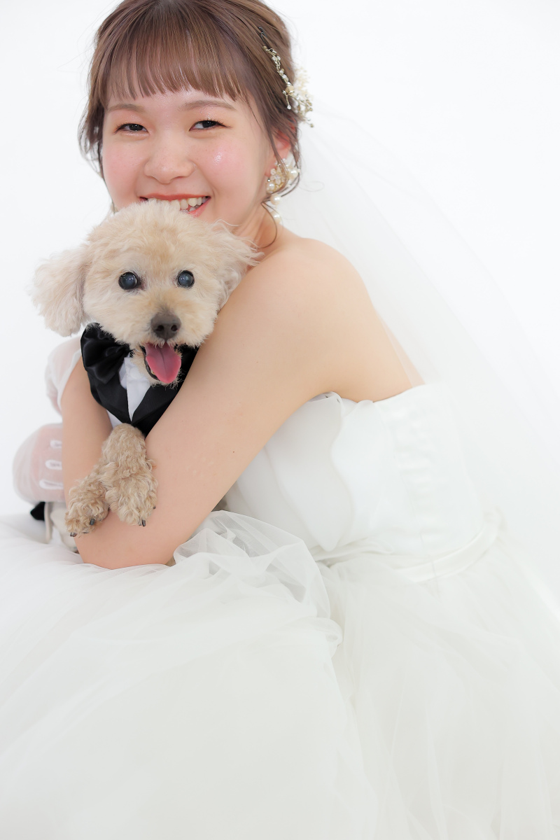 ラヴィファクトリー大阪店_ペットと一緒に撮影できる