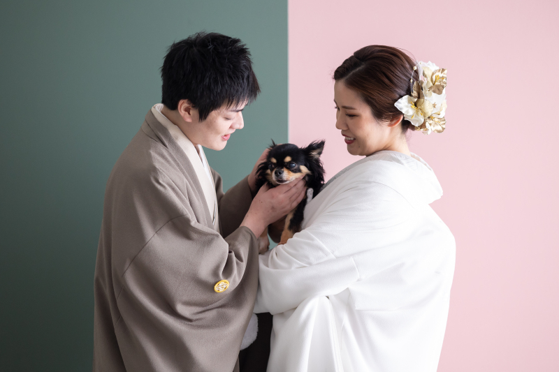 ラヴィファクトリー大阪店_ペットと一緒に撮影できる