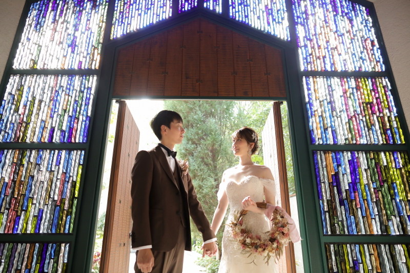 ラヴィファクトリー大阪店_チャペルで撮影できる