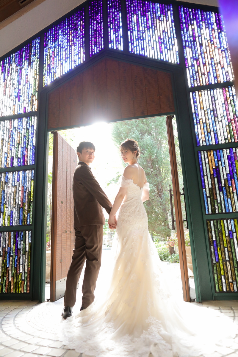 ラヴィファクトリー大阪店_チャペルで撮影できる