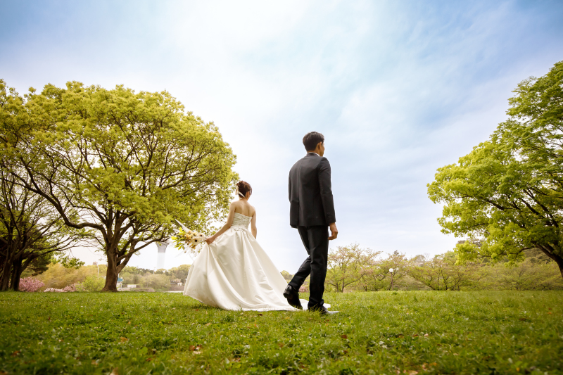 【大仙公園・鶴見緑地 大阪王道ロケーション地のコラボ】洋装+和装ロケーション(衣装2着・全データ付き)