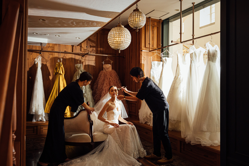 【期間限定】衣装追加料金なし!STUDIO FANTASIA◇新婦洋装2着◇カラードレスも新作もOK!選べるドレス100着以上