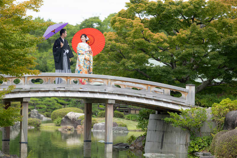 【大仙公園・鶴見緑地 大阪王道ロケーション地のコラボ】洋装+和装ロケーション(衣装2着・全データ付き)
