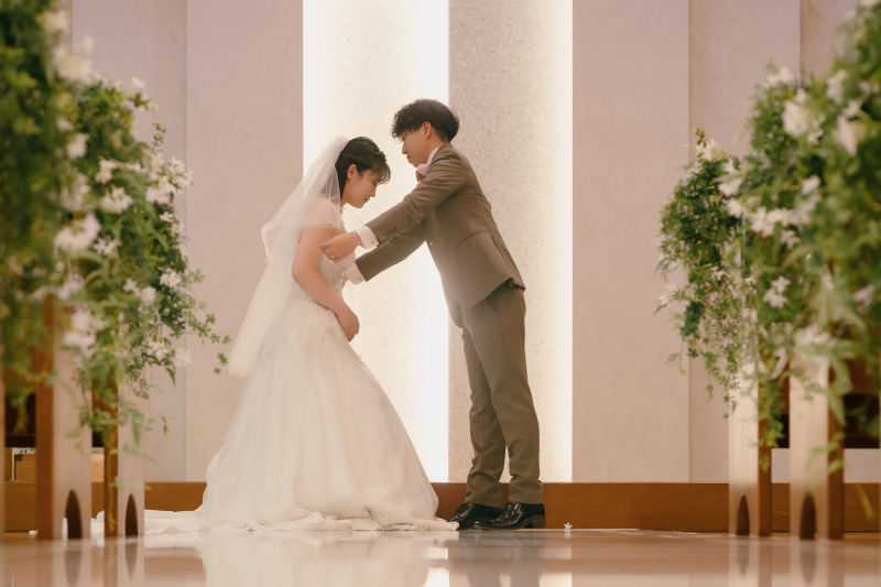 【千里阪急】洋装チャペルフォト（衣装1着・全カットデータ付き）