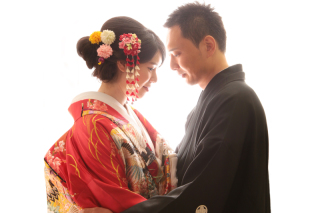 スタジオ和装撮影（花嫁衣裳2着オプション使用） 