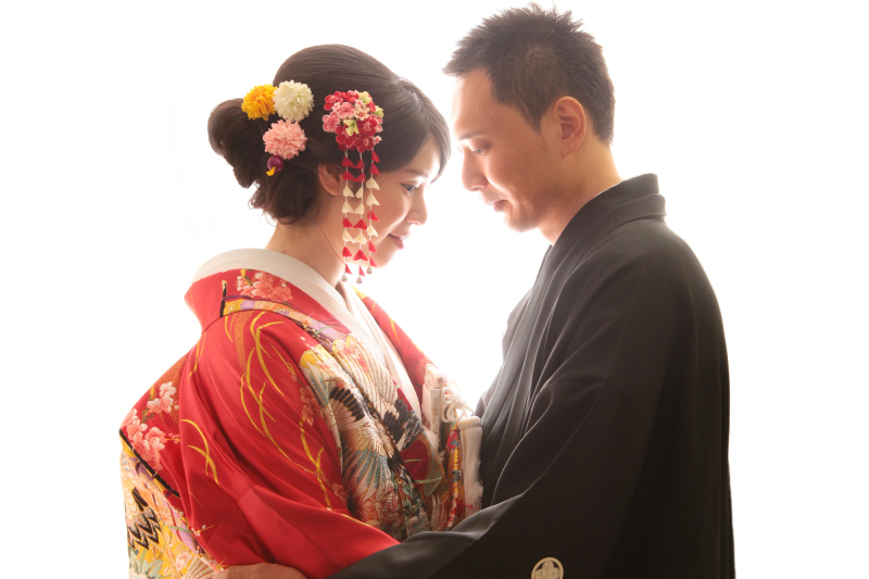 スタジオ和装撮影（花嫁衣裳2着オプション使用） 