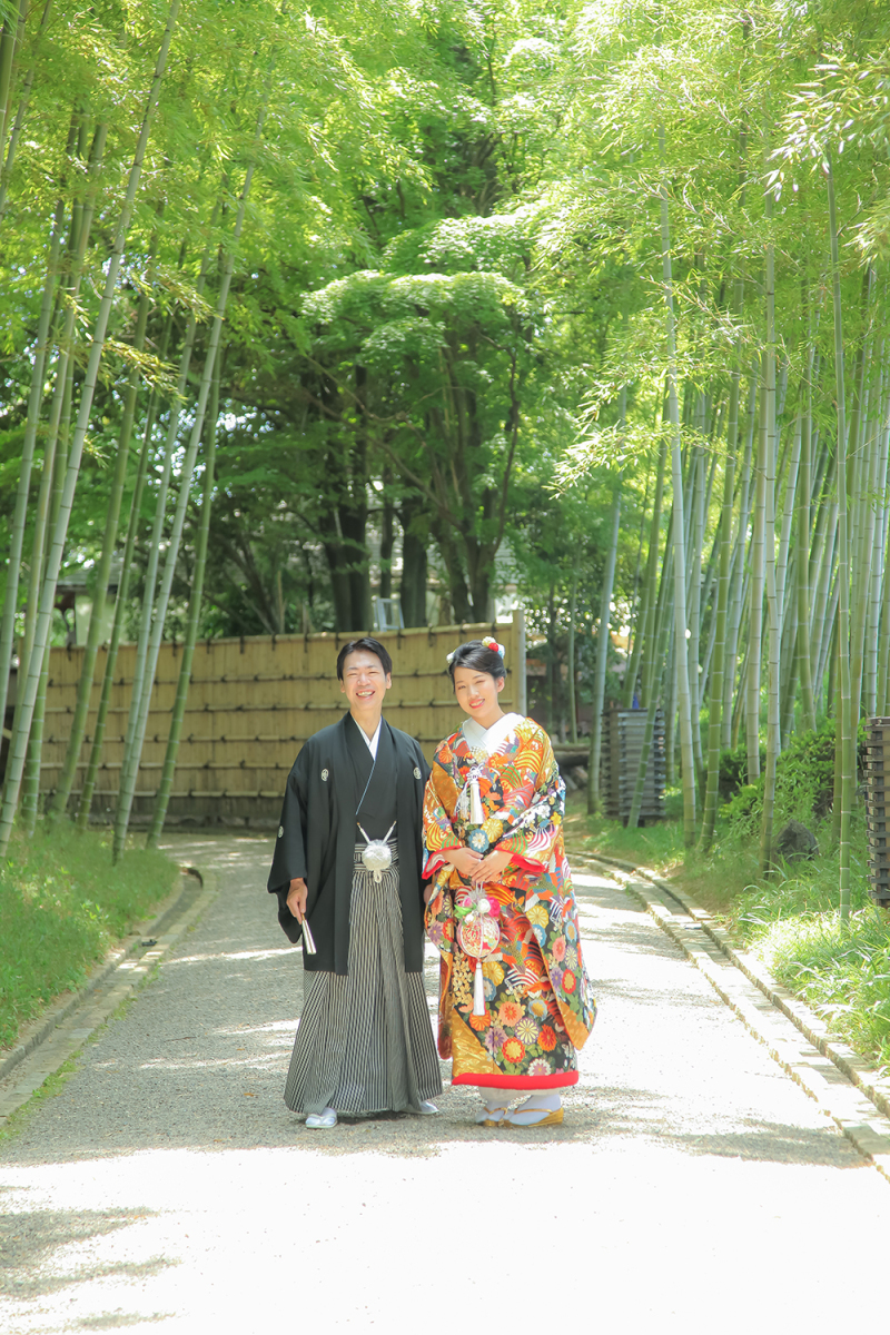 定番の竹林ショット