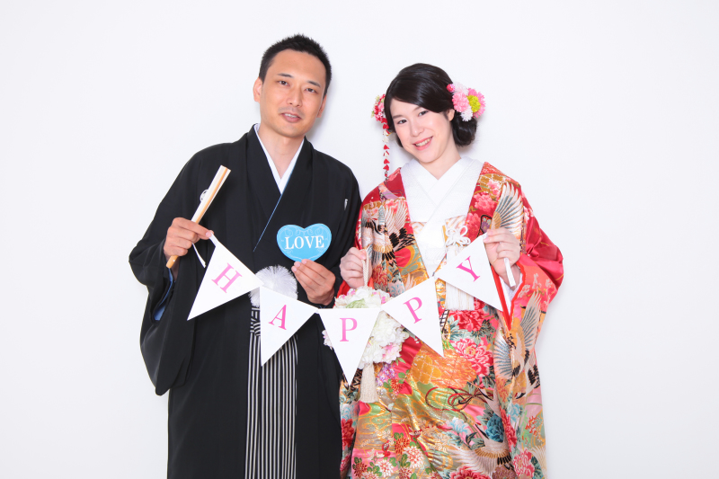 和装＆ガーランドもアリなのです