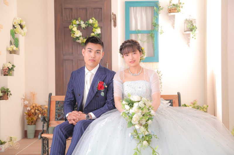 エントランスのセットで一枚