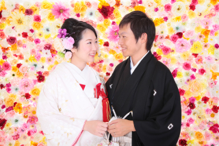 スタジオ和装撮影＋大宮氷川参道ロケーション撮影（花嫁衣裳2着オプション使用）