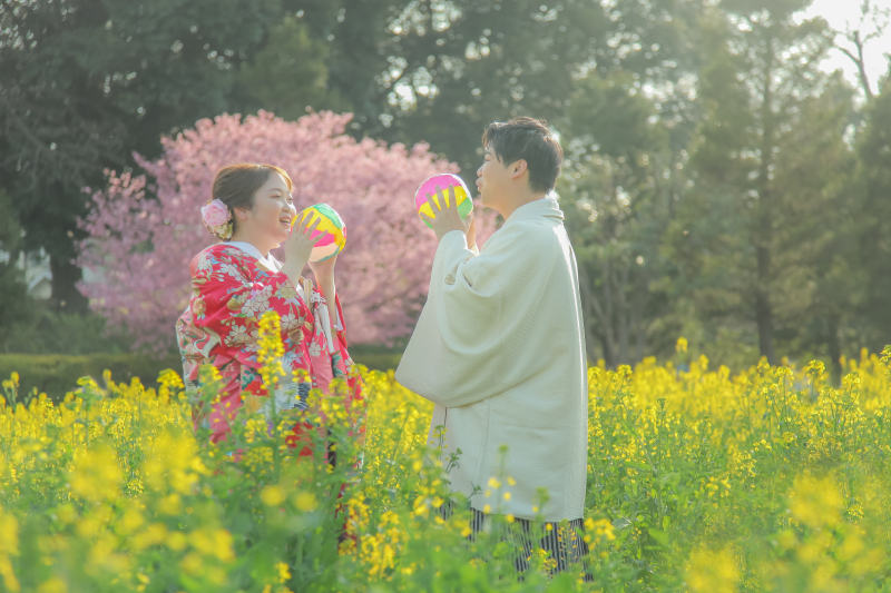紙風船で遊びました
