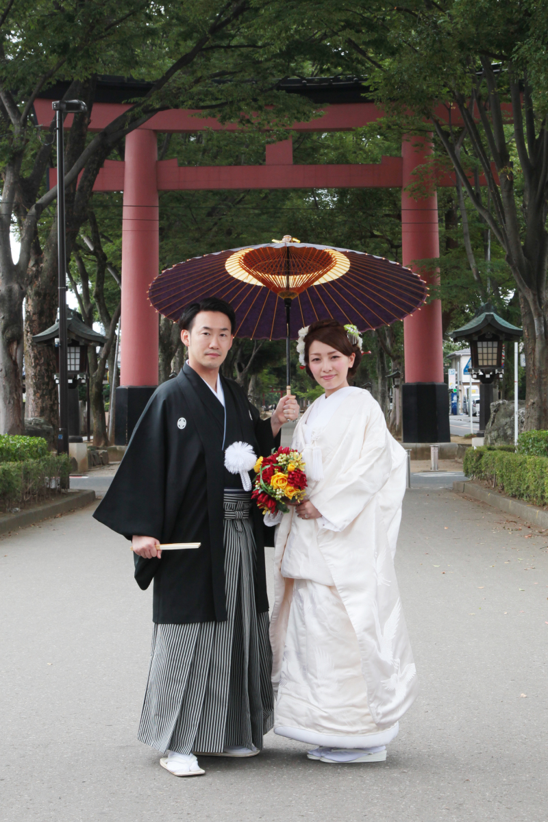 白無垢でロケーション撮影！