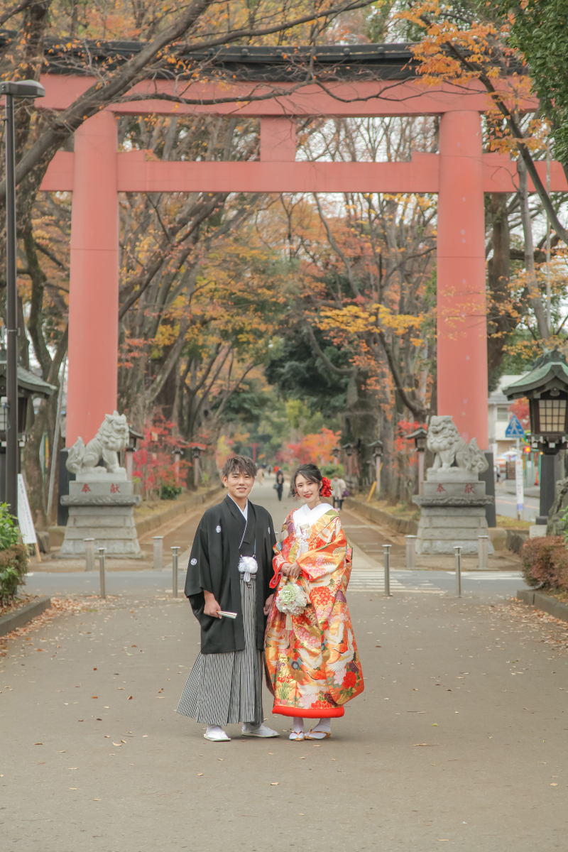 アンジェ フォト スタジオ_ロケーションフォト 紅葉フォト